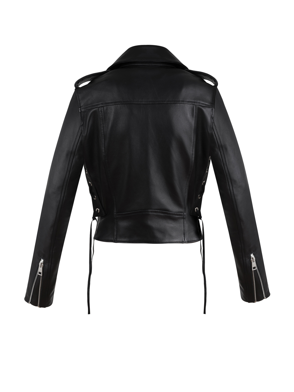 Jackets : CROPPED BIKER JACKET (JACKETS) by www.manokh
